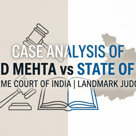 CASE ANALYSIS OF GOVIND MEHTA vs STATE OF BIHAR
