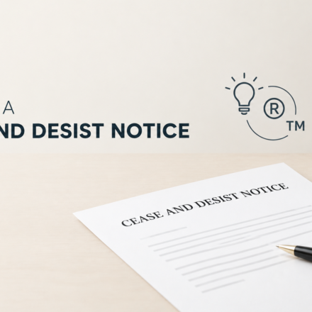 DRAFT OF A CEASE AND DESIST NOTICE IN IPR