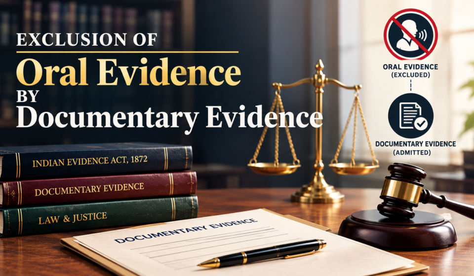 POWERS OF COURT OF FIRST APPEALExclusion of Oral Evidence by Documentary Evidence