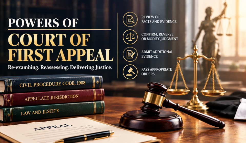 POWERS OF COURT OF FIRST APPEAL