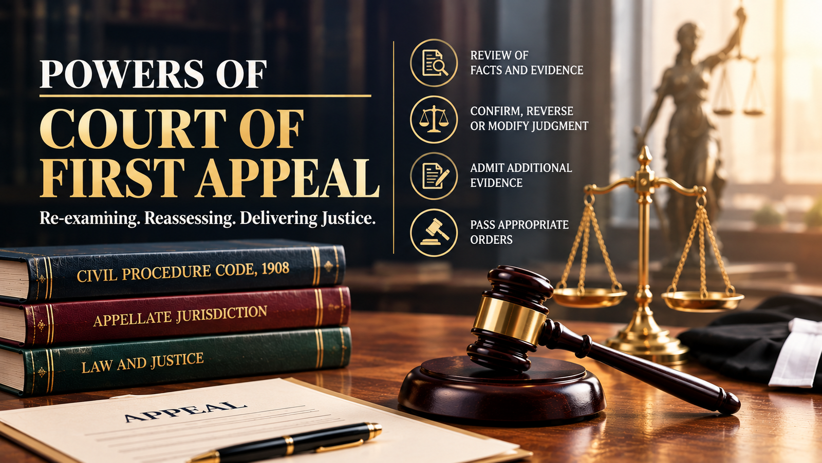 POWERS OF COURT OF FIRST APPEAL