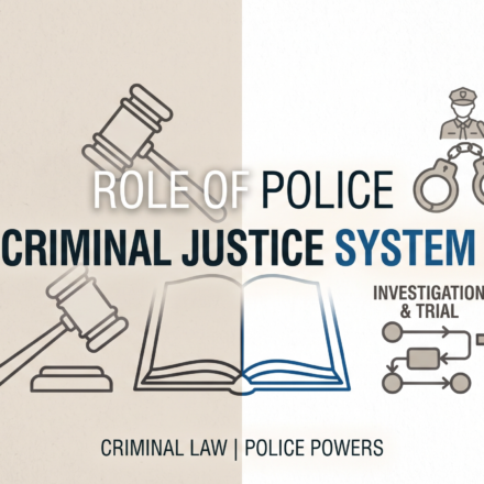 ROLE OF POLICE UNDER CRIMINAL JUSTICE SYSTEM IN INDIA
